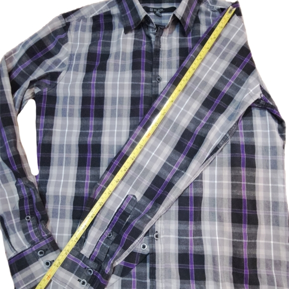 See New Listing Men's Size Small CJ Black Rue 21 Slim Fit Long Sleeve Shirt - Picture 9 of 13